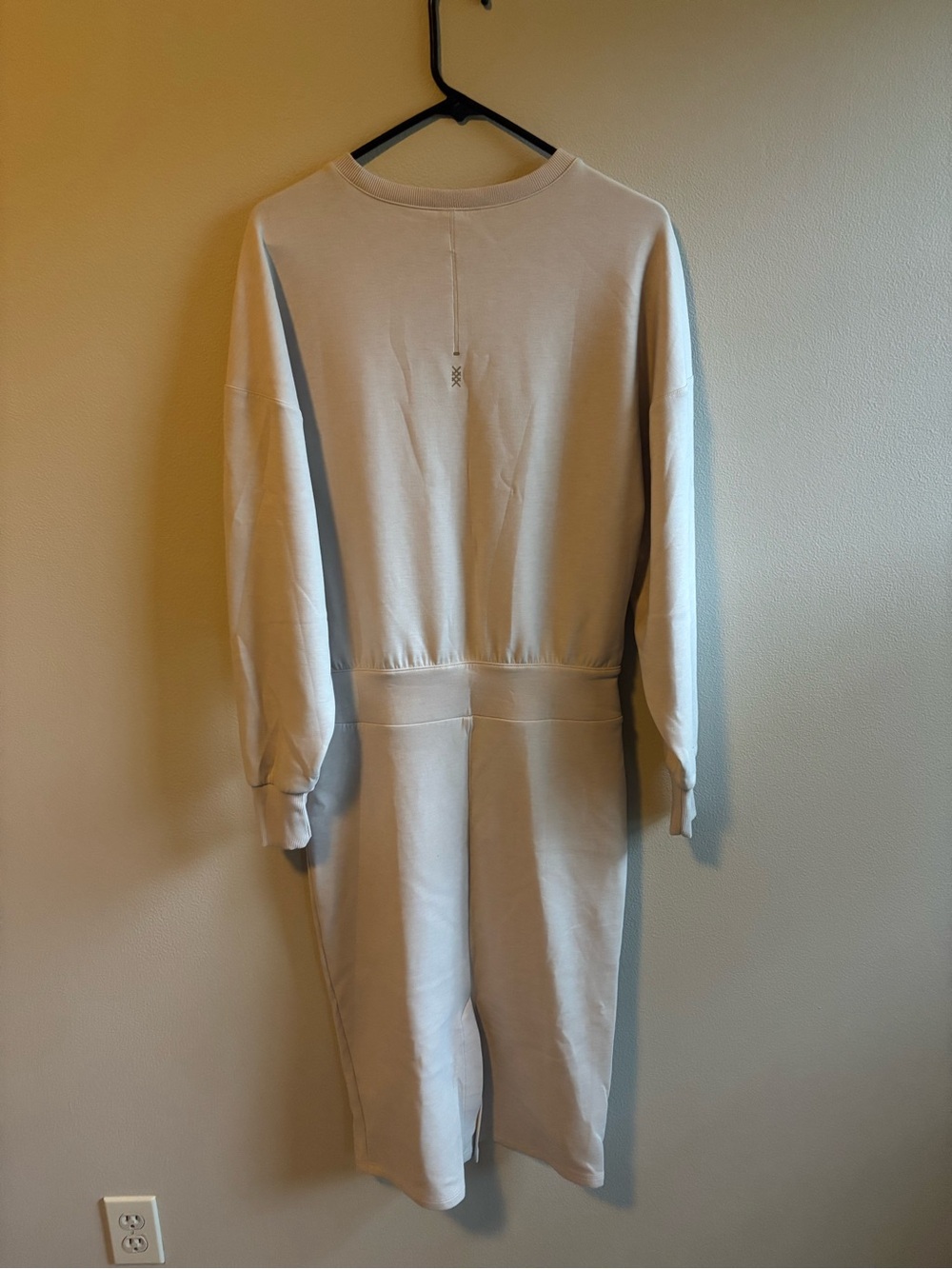 RHONE Dreamglow Long Sleeve Scuba Dress in Sand - Picture 7 of 7